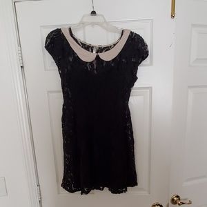 Black lace dress